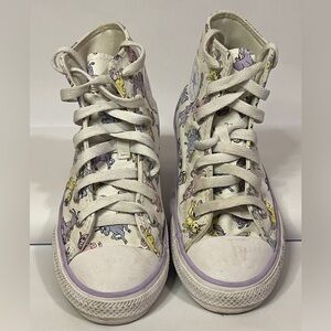 Converse all star high tops size 2 unicorn